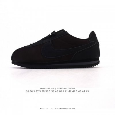 新款 耐克 Nk Classic Cortez Leather 阿甘复古初代皮革运动慢跑鞋。Nike Classic Cortez 鞋款是 Nike 元年款跑步