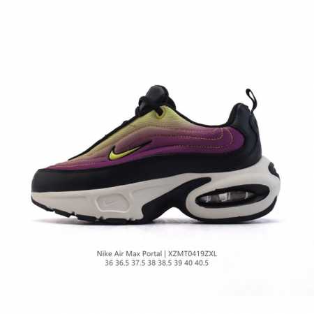 耐克 Nike Air Max portal 休闲厚底增高气垫老爹运动鞋 2025年新款鞋型 Nike Air Max portal 跟高5公分左右 是Nike - 点击图像关闭