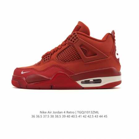 公司级 耐克 Nike Air Jordan 4 Retro Og迈克尔 乔丹Aj4代乔4 中帮复古休闲运动文化篮球鞋。秉承轻量化的速度型篮球鞋设计思想完成设计 - 点击图像关闭