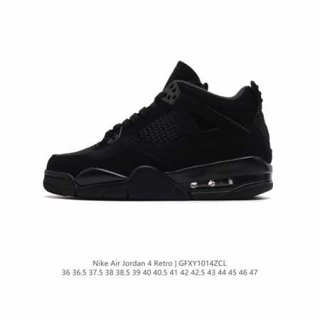 特价头层皮 耐克 Nike Air Jordan 4 Retro Og 中帮 迈克尔 乔丹aj4代乔4 复古休闲运动文化篮球鞋。秉承轻量化的速度型篮球鞋设计思想 - 点击图像关闭
