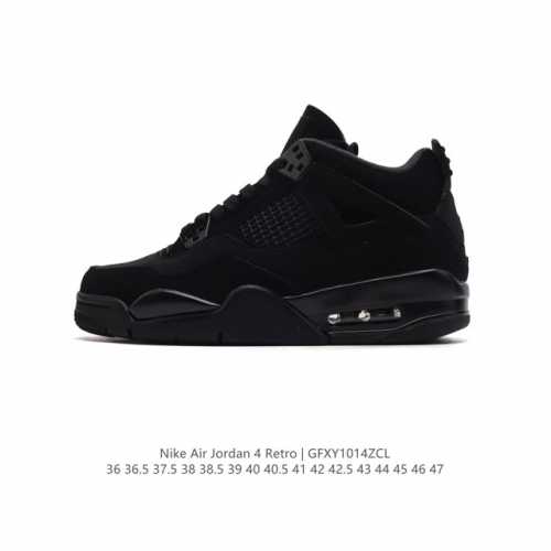 特价头层皮 耐克 Nike Air Jordan 4 Retro Og 中帮 迈克尔 乔丹aj4代乔4 复古休闲运动文化篮球鞋。秉承轻量化的速度型篮球鞋设计思想