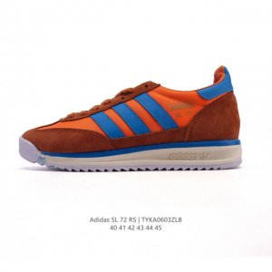 阿迪达斯Adidas Sl 72 Shoes 经典复古薄底运动鞋 T头鞋 三叶草复古休闲跑步鞋休闲运动鞋 这款经典运动鞋携复古型格，来访你的活力日常 采用舒爽帆