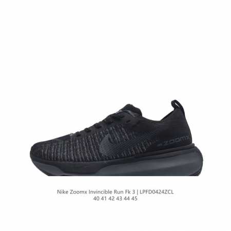 耐克 Nike Zoomx Invincible Run Fk 3 机能风格运动鞋 厚底增高老爹鞋。最新一代的invincible 第三代来了！首先鞋面采用的是 - 点击图像关闭