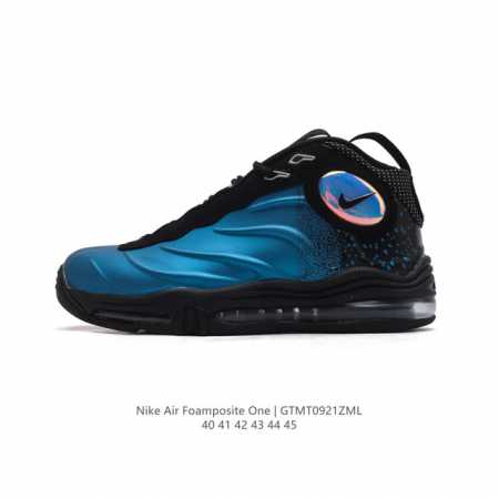 公司级 耐克nike Air Foamposite One是一双内场的后卫战靴，97年1月份首期发行，使用foamposite一次成型的喷塑鞋面，前掌单zoom - 点击图像关闭