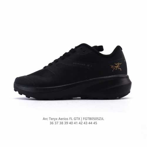 公司级 始祖鸟 Arc’Teryx Aerios Gxt登山靴 防水加强版男女士系列加强版户外防水帮登山鞋徒步鞋 轻量支撑长距离越野跑鞋 轻便透气户外运动鞋 耐