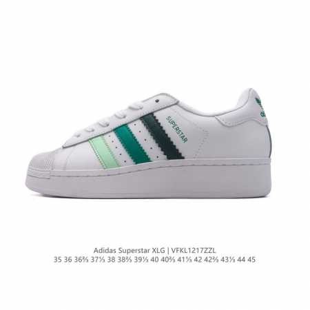 阿迪达斯 三叶草adidas Originals Superstar Xlg 贝壳头系列 低帮厚底松糕经典百搭休闲运动板鞋。当你试图定义adidas Super - 点击图像关闭