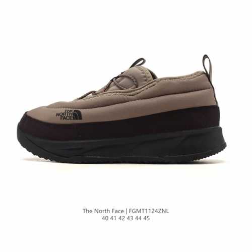 公司级 The North Face北面男鞋25春夏户外轻便透气舒适防滑休闲营地鞋板鞋 毛毛虫 复古百搭厚底增高运动板鞋 轻巧、柔软、温暖、灵活。居家室内一脚蹬