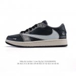 公司级 真标 耐克 Nike Air Jordan 1 Low Og Sp Military Blue Aj1乔1倒勾 2025年新款 蛇年新款 低帮篮球鞋 A