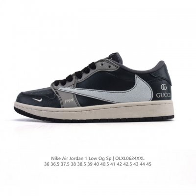 公司级 真标 耐克 Nike Air Jordan 1 Low Og Sp Military Blue Aj1乔1倒勾 2025年新款 蛇年新款 低帮篮球鞋 A