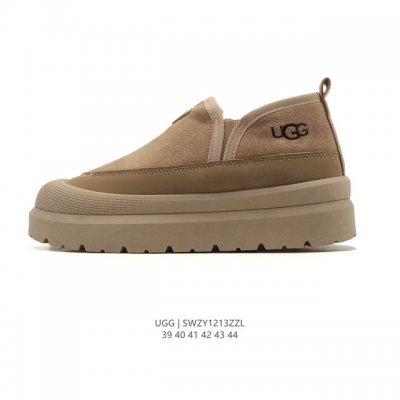 Ugg 低帮靴子 雪地靴 俏皮可爱的百变造型， 美国轻奢品牌Ugg 平底系列冬季男士皮鞋 增高厚底网红经典英伦风上线人手必备马丁靴 复古靴子 高帮系列 防滑皮靴