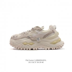公司级 斐乐 女老爹鞋 Fila Fusion 厚底增高百搭运动板鞋 意大利百年经典运动品牌，网红单品 小红书推荐爆款 Fila斐乐新款小白鞋斐乐潮牌文化街头风