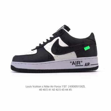 公司级 Louis Vuitton X Nike Air Force 1 Low 路易威登联名 小白鞋 耐克 空军一号低帮百搭休闲运动板鞋 柔软 弹性十足的缓震 - 点击图像关闭