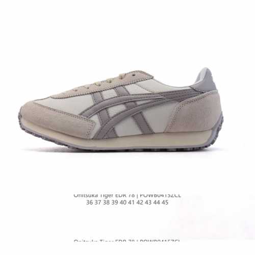 新品 Onitsuka Tiger鬼塚虎阿甘鞋Edr 78休闲鞋78系列 中性休闲运动鞋，复古风的日常百搭神器它的设计灵感来源于经典跑步鞋，简约又不失时尚感。经