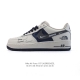 140 耐克 Nike Air Force 1 '07 Low 空军一号 小白鞋 含气垫 北面北脸 联名低帮百搭厚底增高休闲运动板鞋。柔软、弹性十足的缓震性能和