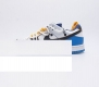 耐克 联名 Nike Dunk Low Lthr Ow 解构绑带滑板鞋 Sb系列经典复古运动鞋 双鞋带系统延续了今年的代表性风格，搭配亮色鞋带，保持了 Dunk