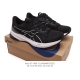 亚瑟士 Asics 男女鞋Gt- 0 12 运动休闲跑步鞋 时尚经典 缓震舒适 彩色 透气防滑耐磨 休闲百搭 2024夏季新款训练鞋 马拉松跑鞋黑武士款采用网眼