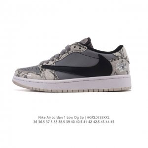 公司级 真标 耐克 Nike Air Jordan 1 Low Og Sp Military Blue Aj1乔1倒勾 2025年新款 蛇年新款 低帮篮球鞋 A