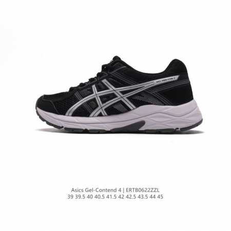 Asics 亚瑟士 2024新款男子gel-Contend 4缓震回弹透气跑步鞋 高颜值百搭入门级跑鞋多层网面织物+植绒材质构成了亚瑟士logo图案，具有很高的 - 点击图像关闭