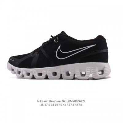 新品 耐克 Nike Zoomstructure 26运动舒适减震防滑耐磨低帮碳板训练跑步鞋女款厚底增高老爹运动鞋，这款跑鞋专为热爱跑步、追求稳定与缓震效果的跑