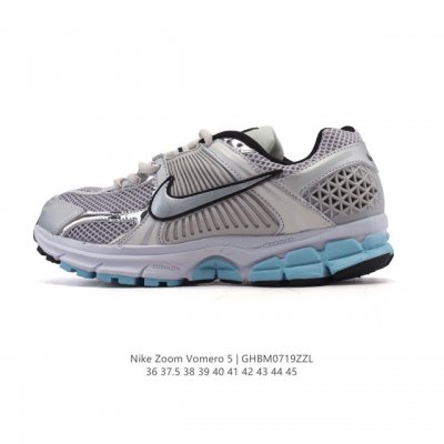 Nike 耐克夏季 Zoom Vomero 5 运动鞋休闲训练跑步鞋。Nike Zoom Vomero 5 男女子运动鞋妥帖包覆足部，提供透气支撑效果。耐穿材料