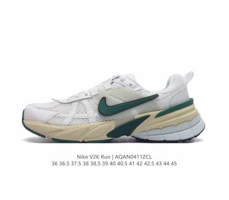 Nike 耐克 V2K Run 减震防滑 复古低帮跑步鞋 超火复古跑鞋，采用太空革组合呼吸网眼布鞋面材质，搭载正确4层组合底模，嵌入tpu加固稳定模块,双层md - 点击图像关闭