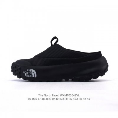 公司级 北面 北脸 The North Face 低帮休闲凉拖鞋 包头拖鞋 毛毛虫一脚蹬 休闲拖鞋 复古百搭厚底增高运动板鞋。居家室内外一脚蹬休闲面包鞋采用尼龙