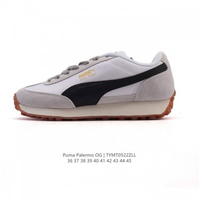 彪马puma palermo Og 防滑耐磨低帮德训板鞋 男女运动鞋 Army Trainer Og休闲鞋沿用德训鞋经典外观 鞋身和鞋舌分别添加了品牌标志性 L