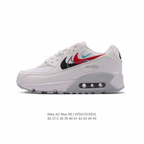 公司级 NIKE耐克运动鞋 Air max 90 健身运动跑鞋休闲鞋 复古风十足！Air Max 90 作为 Nike 旗下最经典的鞋型之一，凭借着百搭的造型，