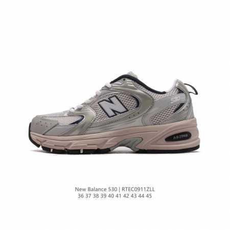 真标 新百伦 Nb530 New Balance 530 复跑古鞋nb530这鞋双确实是nb家经复典古款式之一，以全科新技诠释，成打功造530鞋款。鞋面保在持5 - 点击图像关闭