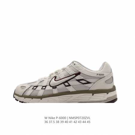 新配色 耐克 Nike 男子休闲运动鞋p-6000Premium 轻便舒适透气防滑缓震耐磨跑步鞋。P-6000 是一款植根于 2000 年代风格的混合款式，让人 - 点击图像关闭