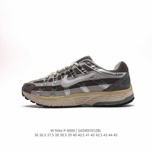 耐克 NIKE 男女子休闲运动鞋P-6000Premium 轻便舒适透气防滑缓震耐磨跑步鞋。P-6000 是一款植根于 2000 年代风格的混合款式，让人想起去