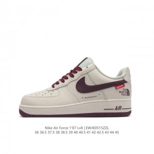 特价 耐克 Nike Air Force 1'07 X Supreme X The North Face Sup 北面 三方联名空军一号低帮厚底增高百搭运动板鞋