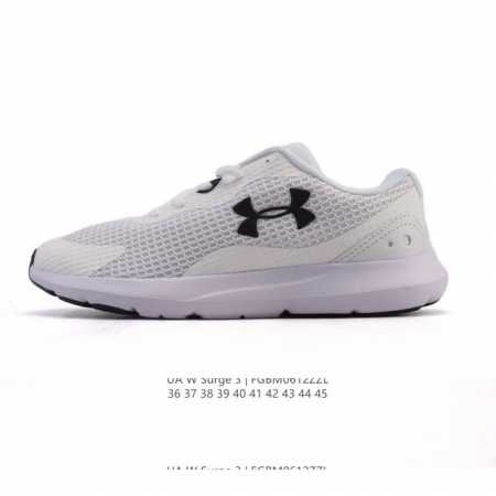 新品 安德玛 Underarmour Ua男女鞋 运动鞋 Surge 3缓震舒适跑步鞋透气舒适低帮轻便休闲跑鞋 3026507-101安德玛 Suger 3是一 - 点击图像关闭