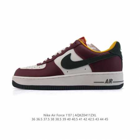 耐克 Nike Air Force 1 '07 Low 2025新年新款 空军一号含气垫 小白鞋 低帮百搭厚底增高休闲运动板鞋。柔软、弹性十足的缓震性能和出色的 - 点击图像关闭