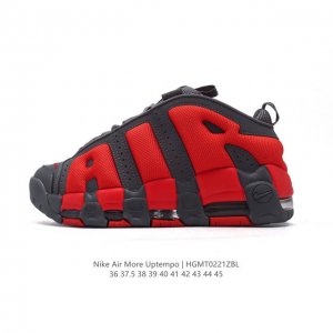 耐克 Nike Air More Uptempo '96 皮蓬全掌气垫男女子运动鞋厚底增高缓震慢跑鞋。续写 20 世纪 80 年代和 90 年代篮球运动飞速发展