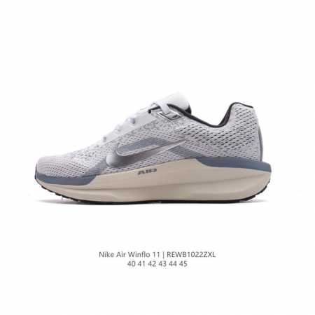 耐克 NIKE 2024新款ZOOM WINFLO 11运动休闲轻便缓震气垫跑步鞋公路跑步鞋 飞线贾卡轻质透气休闲运动鞋。无论你是习惯每周畅跑的经验跑者，还是希 - 点击图像关闭