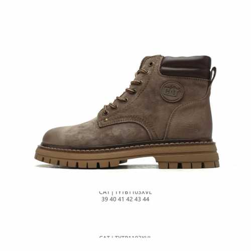 公司级 CAT FOOTWEAR CAT 卡特工装 休闲复古男女款鞋系列靴子 中高帮马丁靴 新款潮板鞋 专治各种不帅 鞋身轻便 舒适性相当不错 橡胶大底 上身随