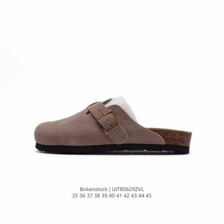 德国百年知名鞋履品牌 博肯Birkenstock 勃肯拖鞋系列凉拖鞋休闲沙滩凉鞋 广东原产#采用质地柔软牛皮革 中底搭载缓震软木橡胶 外置EVA轻量片装外底。 - 点击图像关闭