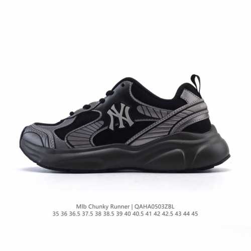 公司级 全新2025年新款，Ny美国榄球洋基队New York Yankees X Mlb Chunky Runner Liner 莱纳系列低帮厚底老爹风透气舒