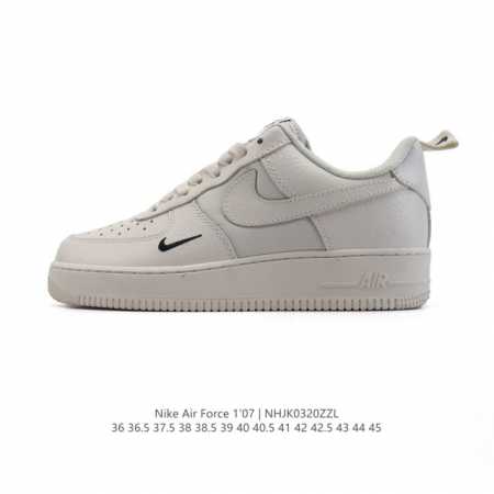 140 耐克 Nike Air Force 1 '07 Low 空军一号含气垫 小白鞋 低帮百搭厚底增高休闲运动板鞋。柔软、弹性十足的缓震性能和出色的中底设计， - 点击图像关闭