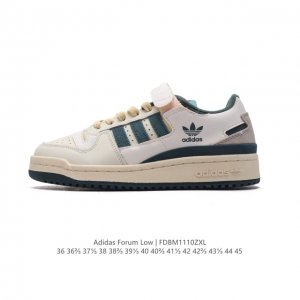 Adidas 阿迪达斯 三叶草 Forum Low 男女运动鞋 摩登演绎篮球风的经典鞋。英文的“Forum”，是进行表达的场所，在这里，可以释放自己的热情，阐述