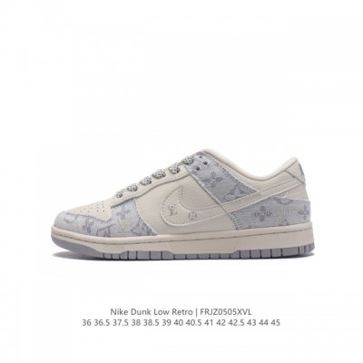 公司级nike Sb Dunk Low X Lv联名 纯原大厂出品 极力推荐 原装头层材料 独家版型蒸餾加工 帶來的是更好的视觉和脚感体验 大厂纯原品质出货 清
