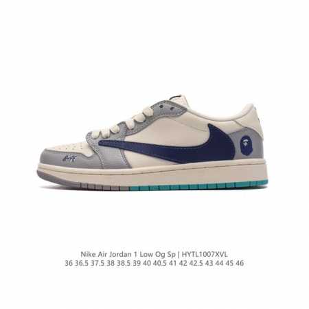 公司级 真标 耐克 Nike Air Jordan 1 Low Og Sp Military Blue Aj1乔1 倒钩 低帮篮球鞋 Aj1 乔丹1代 Aj1 - 点击图像关闭