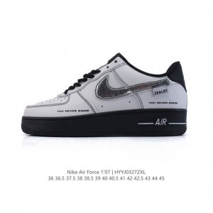 160 耐克 Nike Air Force 1 '07 Low 空军一号含气垫 小白鞋 2025年 蛇年新款 低帮百搭厚底增高休闲运动板鞋。柔软、弹性十足的缓震