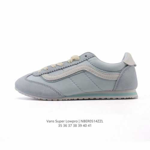 新品 Vans范斯新款Super Lowpro低帮休闲鞋复古百搭板鞋 Vn000D83Ccz早春复古风，Vans薄底鞋来助力！春天已经悄悄来临，上海的阳光明媚得