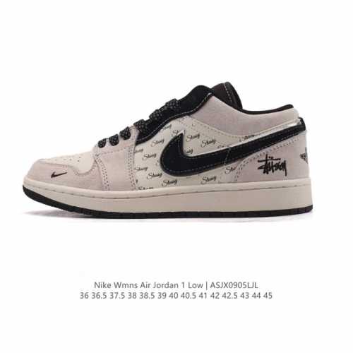 特价 耐克 乔丹Air Jordan 1 Low Aj1 乔1 乔丹1代Aj1 低帮复古文化休闲运动篮球鞋。该鞋款从 1985 年元年款汲取设计灵感，焕新演绎简