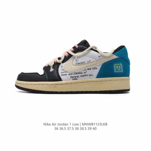 耐克 乔丹air Jordan 1 Low Aj1 乔1 乔丹1代aj1 解构绑带 双鞋带 低帮复古文化休闲运动篮球鞋。该鞋款从 19 年元年款汲取设计灵感，焕