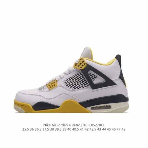 耐克 Nike Air Jordan 4 Retro Og迈克尔 乔丹aj4代乔4 中帮复古休闲运动文化篮球鞋。秉承轻量化的速度型篮球鞋设计思想完成设计，降低重