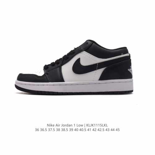 耐克 乔丹air Jordan 1 Low Aj1 乔1 乔丹1代aj1 低帮复古文化休闲运动篮球鞋。该鞋款从 1985 年元年款汲取设计灵感，焕新演绎简约经典