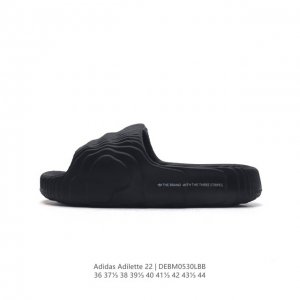 夏季新品，阿迪达斯adidas Original Adilette 22 Slide 莱特22代系列 山脊造型椰子风沙滩涉水百搭运动穿搭拖鞋adilette 2
